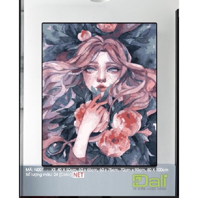 Tranh sơn dầu số hoá Dali mã N007