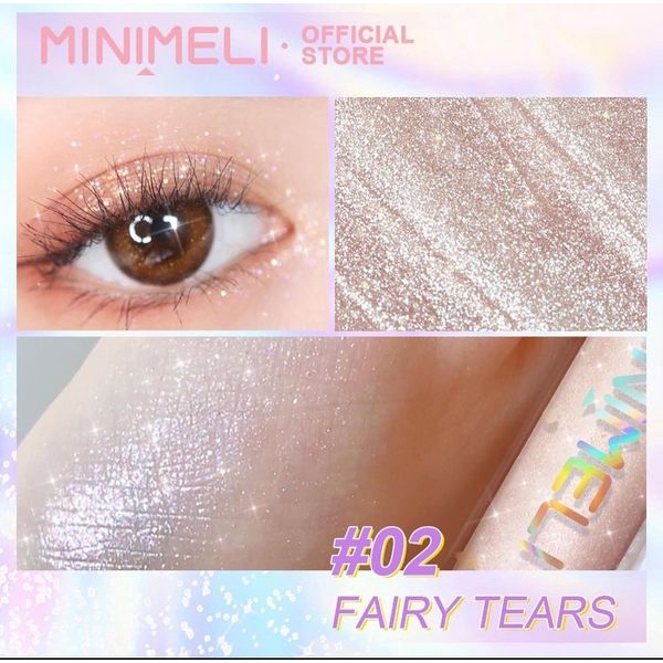 Phấn mắt nhũ kim tuyến MINIMELI dạng lỏng làm sáng 2.5g LS