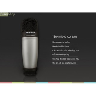 Microphone condenser Samson C01