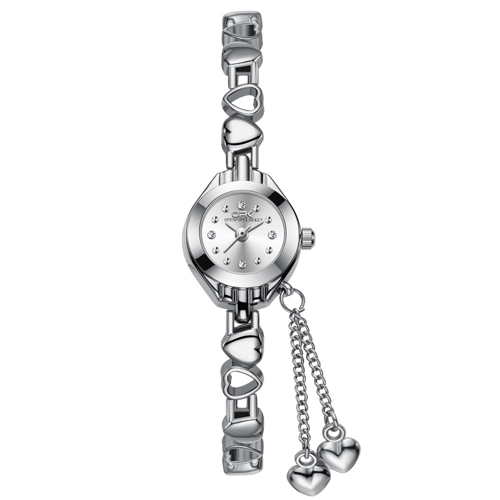 Đồng hồ Quartz OLEVS OPK 8612 cho nữ dây đeo kim loại không thấm nước mặt thumbnail