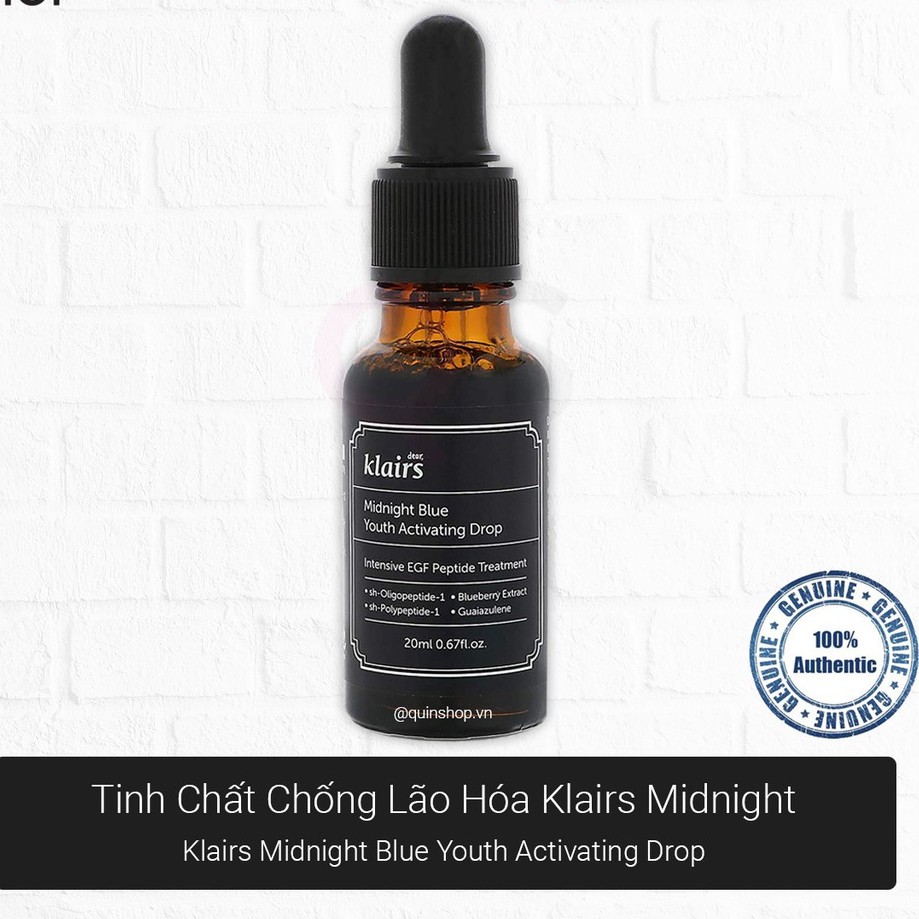 Tinh Chất Klairs / Tinh Chất KlairsMidnight Blue Youth Drop Serum