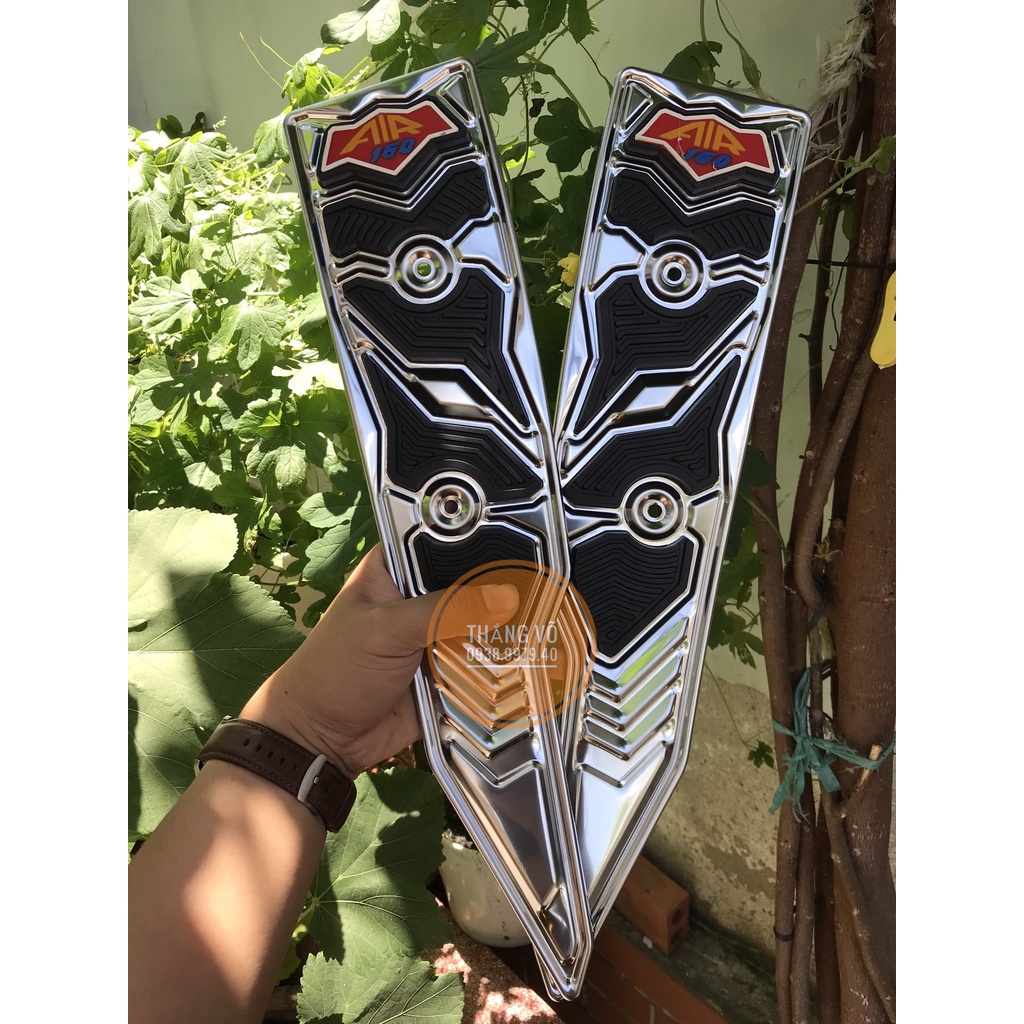 Lót chân AB 2022, Thảm chân AB 2022 Inox đồ chơi phụ kiện Air blade 2022 thảm Air blade 160