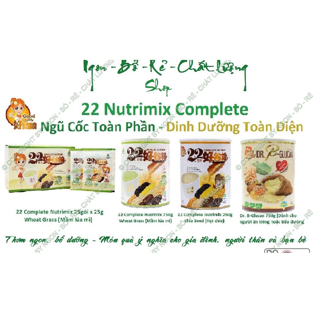 Ngũ cốc cao cấp Good Lady - 22 Complete Nutrimix chính hãng