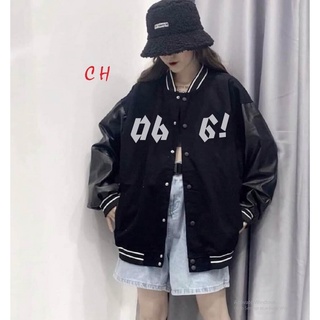 áo khoác nhẹ bomber gió dù 1 lớp màu đen phối tay trơn số 06