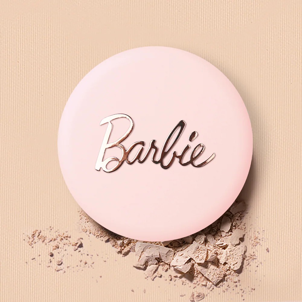 Phấn phủ kiềm dầu, căng bóng hồng da Eglips x Barbie Blur Powder Pact - HONGS BEAUTY