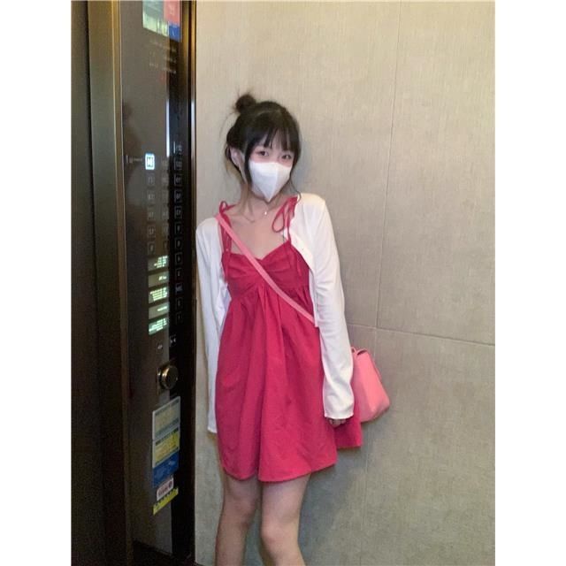 Áo Khoác Cardigan Ngắn Mỏng Màu Sắc Đơn Giản Chống Nắng Thời Trang Cho Nữ