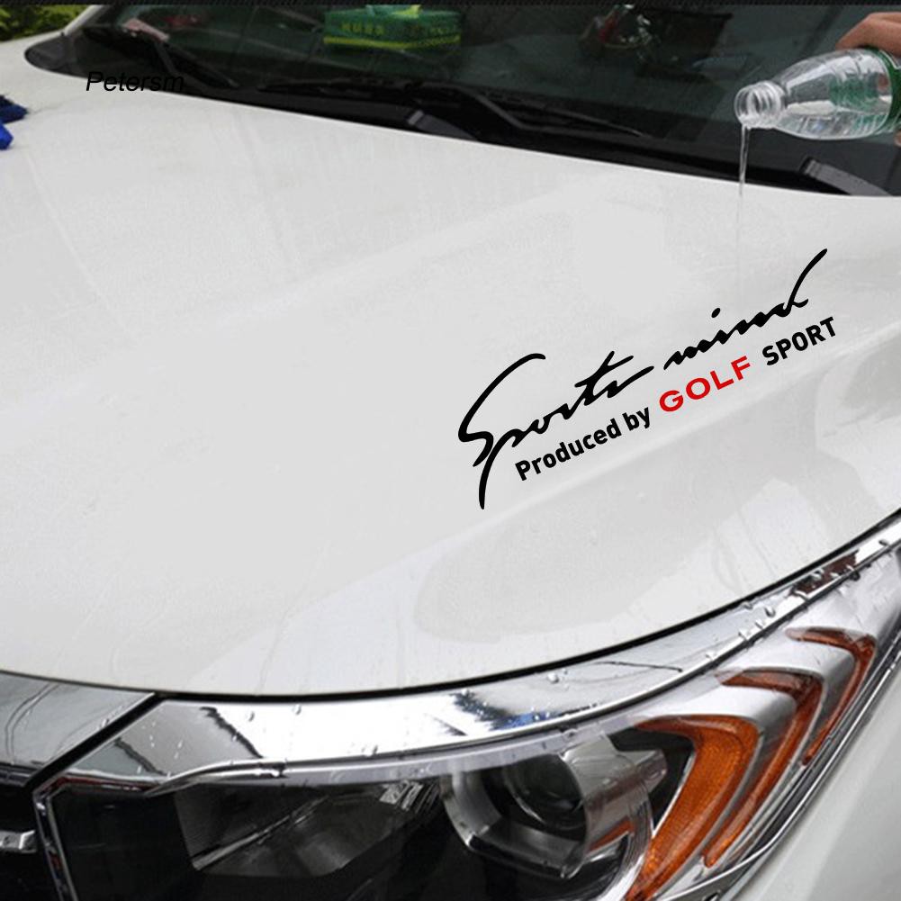 Miếng dán Sticker phản quang hình chữ PT _ Unique cho xe hơi , xe tải