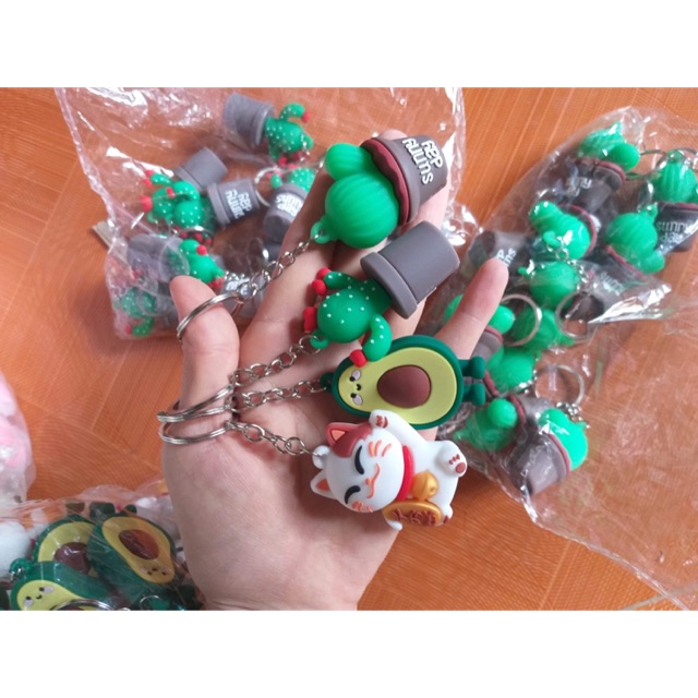 Combo 10 móc khoá siêu cute giá sỉ