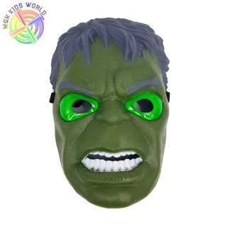 Mặt nạ người khổng lồ xanh HULK có đèn, đồ chơi trẻ em lứa tuổi 3+ mặt nạ hóa trang, halloween, trang phục cosplay HZ09