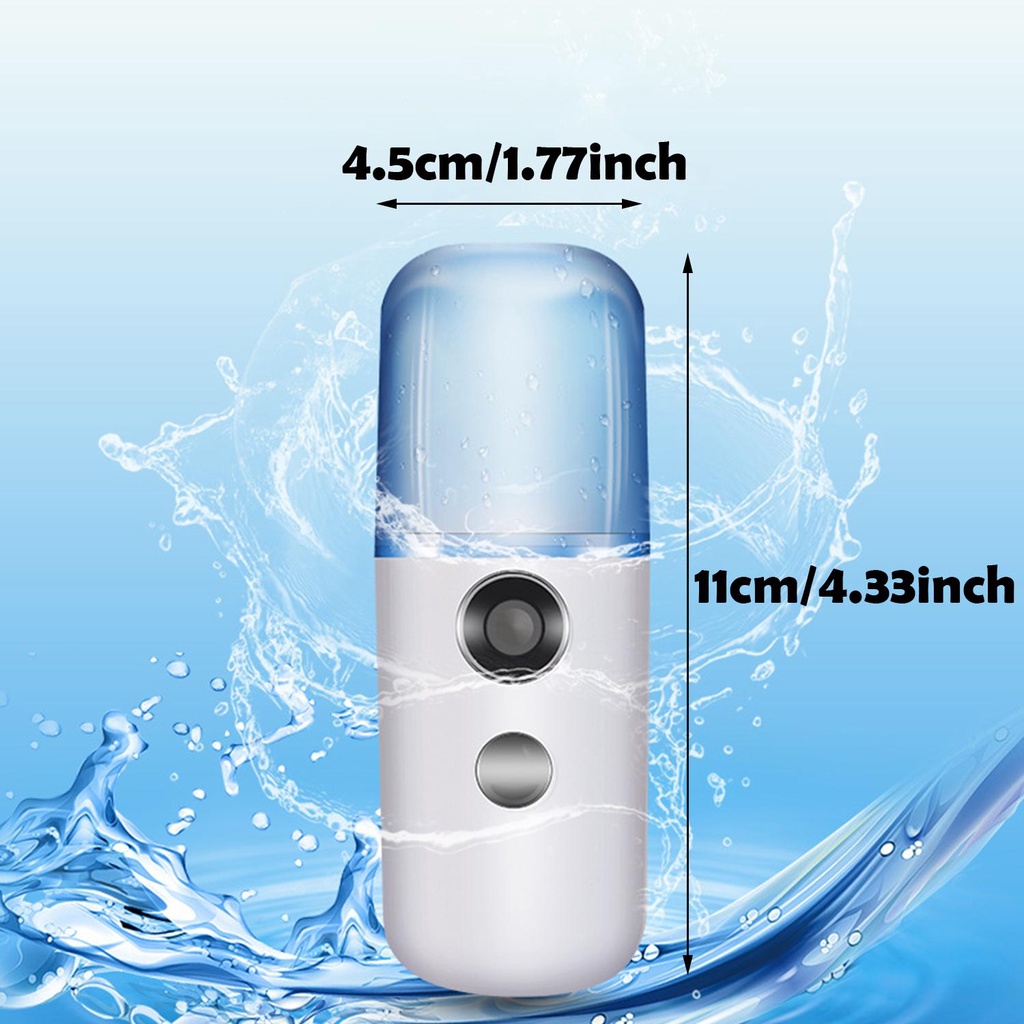 Bình Xịt Khoáng Nano Điện Tử 30ML Tiện Dụng