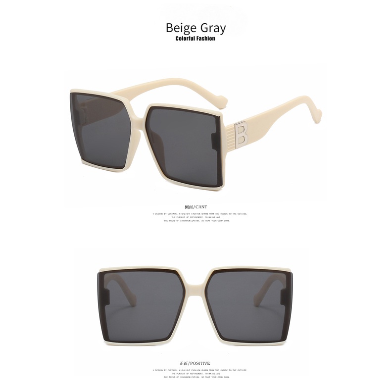 Kính Mát Gọng Vuông Thời Trang Hàn Quốc Chống Tia UV400