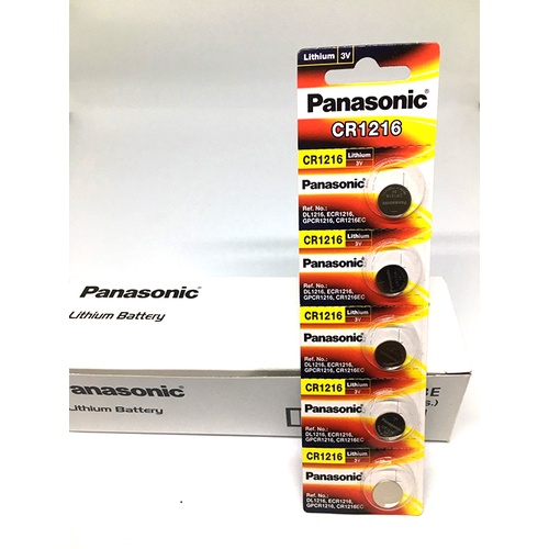 Pin CR1216 Panasonic vỉ 5 viên chính hãng