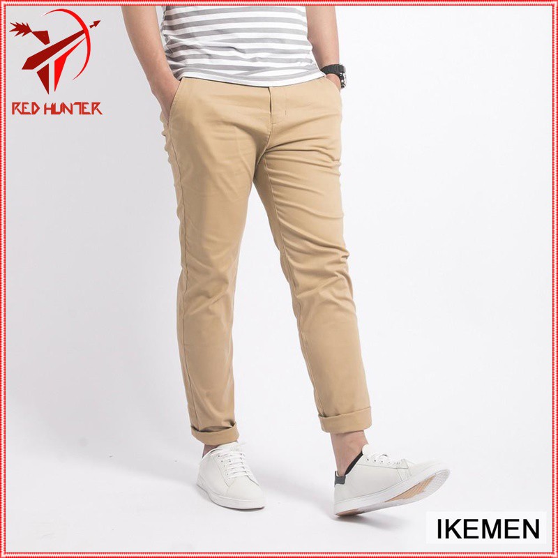 Quần kaki nam cao cấp Ikemen ống côn co dãn 4 chiều quần jogger nam kaki không bai không phai siêu bền dáng thể thao