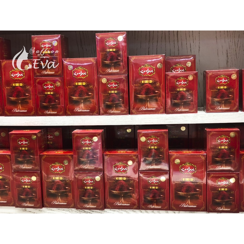 Hộp 01gr Saffron Iran Loại 1 Negin (Bahraman hộp dài) / Nhụy Hoa Nghệ Tây Iran Loại 1 Negin Hộp 1gr Bahraman