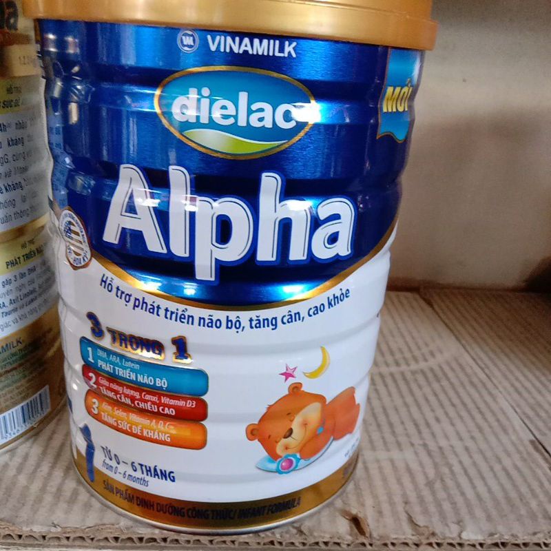 Dielac AlPha 1 2 3 4 900g + kèm quà tặng