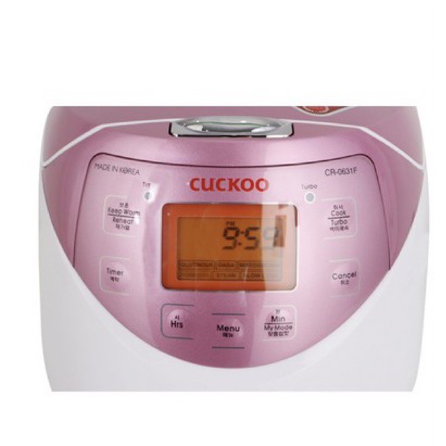 NỒI CUCKOO MÃ CR-0631F/IVPIVNCV MÀU HỒNG TÍM DUNG TÍCH 1.0L/ 1494