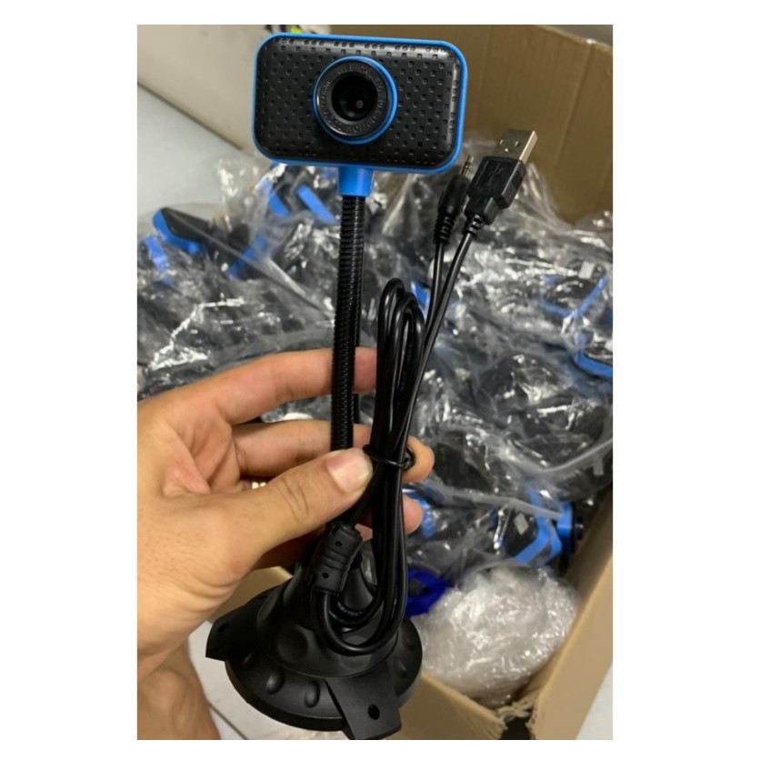 Bộ Webcam Kèm Mic Thân Cao Cho Học Sinh Học Online, Tặng Tai Nghe Chụp Tai ( Có Ảnh Thật )