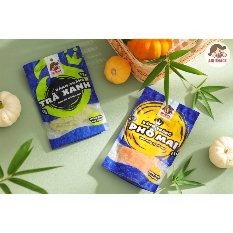 [ABI SNACK] BÁNH TRÁNG ABI VỊ TRÀ XANH