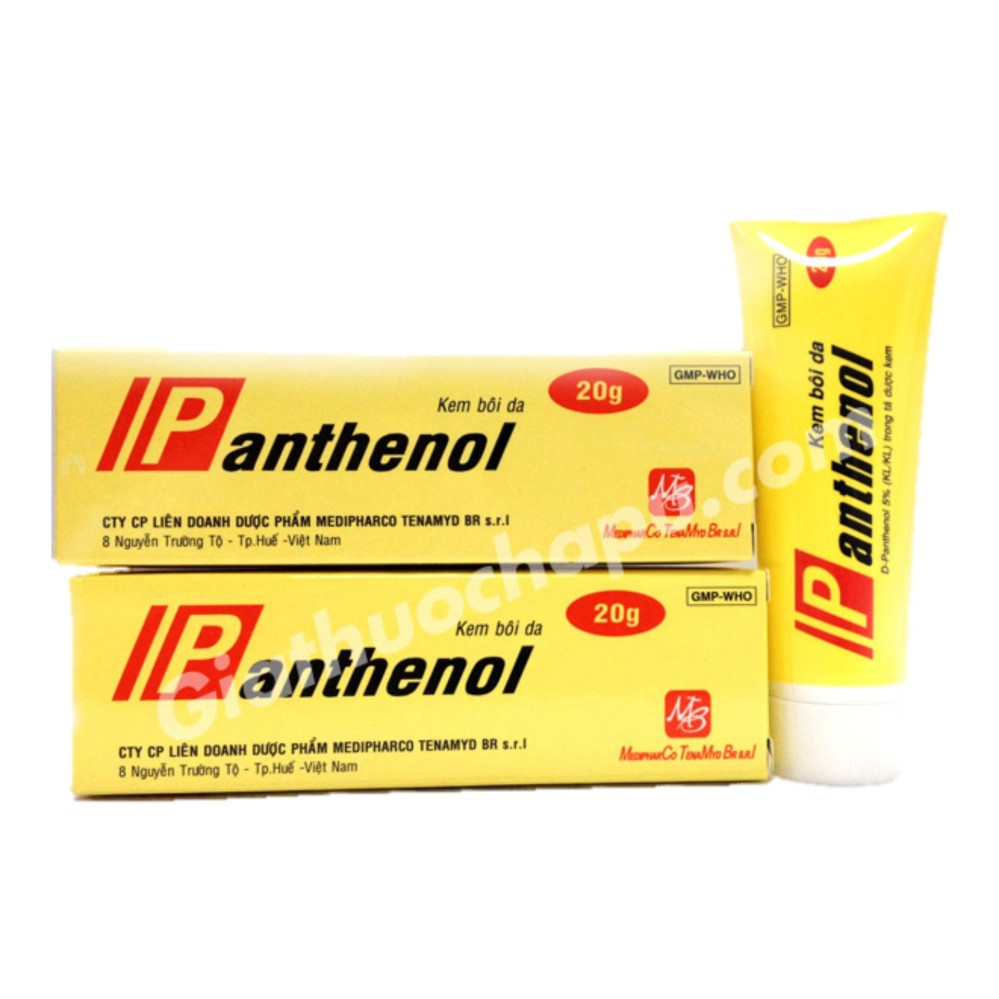 Kem bôi bỏng, rạn da Panthenol 20gram