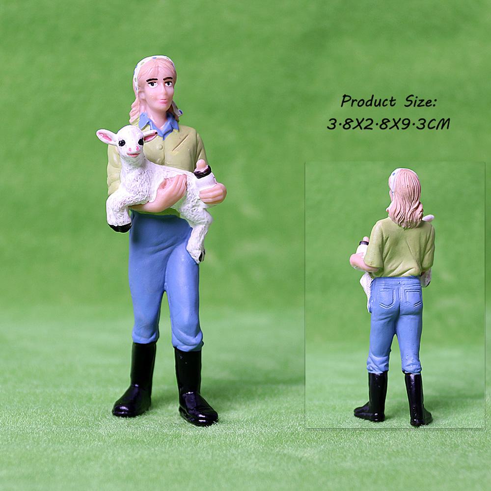 MENGXUAN Mô Hình Người Nông Trại Shepherd Tỉ Lệ 1: 25 Trang Trí Nhà Cửa