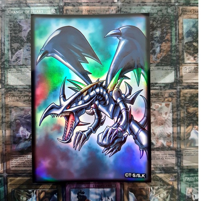 [ ĐẬU PHỘNG ] 01 bọc bài Yugioh kích thước  6,6CM X 9,1 CM RED EYES DRAGON