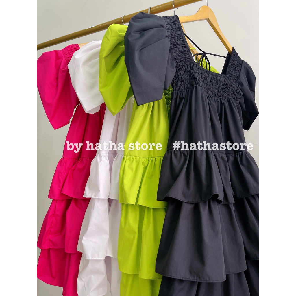 ĐẦM BABYDOLL SUÔNG 3 TẦNG TRẺ TRUNG HATHA KÈM ẢNH THẬT