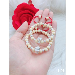 VONG DÂU CON GIÁP BẠC CHO BÉ