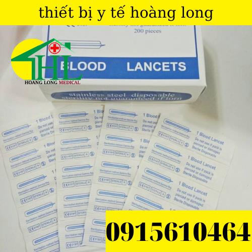 Kim Nặn Mụn Chích Máu Blood Lancets 200 Cái