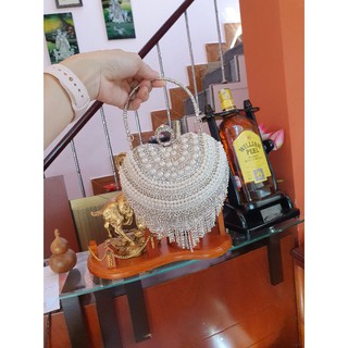 Cốp đi tiệc trái tim siêu sang( Full box kèm dây đeo)