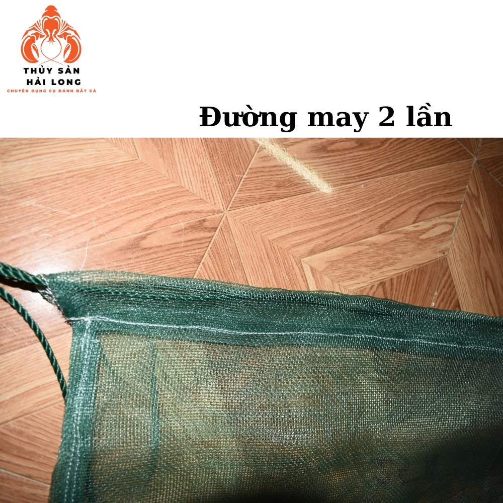 TÚI LƯỚI DÂY RÚT đựng cá,tôm, rắn...lưới cước Thái siêu bền gia công chắc chắn