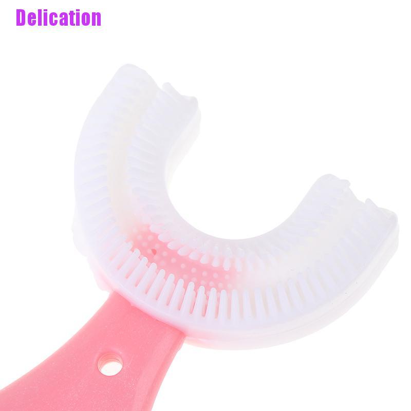 Bàn Chải Đánh Răng Silicone Hình Chữ U Tiện Lợi