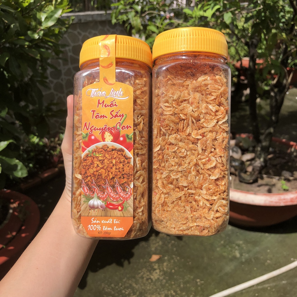 MUỐI TÔM SẤY NGUYÊN CON THẢO LINH HỦ 230G