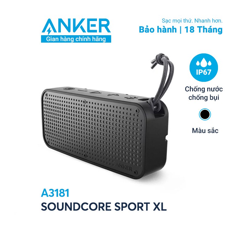 Loa bluetooth ANKER SoundCore Sport XL - A3181