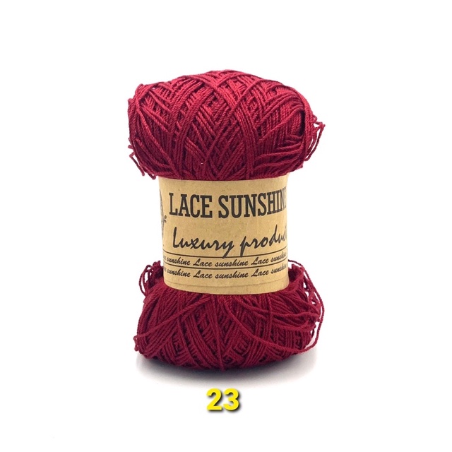 Sợi lace sunshine trơn 1mm