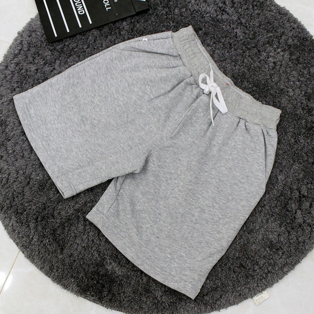 Quần short thun nam không xù lông vải tốt