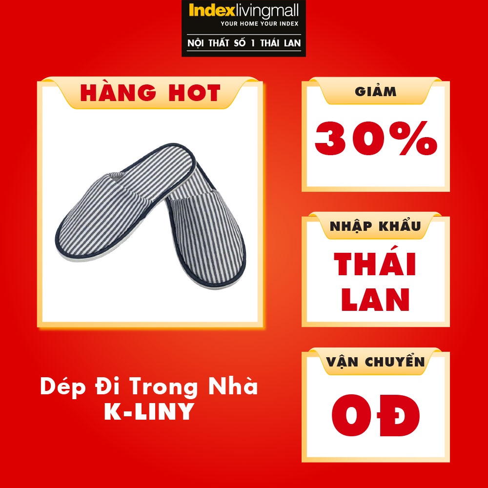 Dép đi trong nhà K-LINY Index Living Mall Nhập khẩu Thái Lan