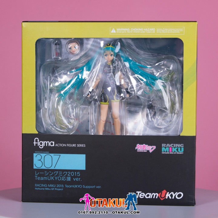 Mô Hình Figma 307 Racing Miku 2015: Teamukyo Support Ver. - Cử Động Được