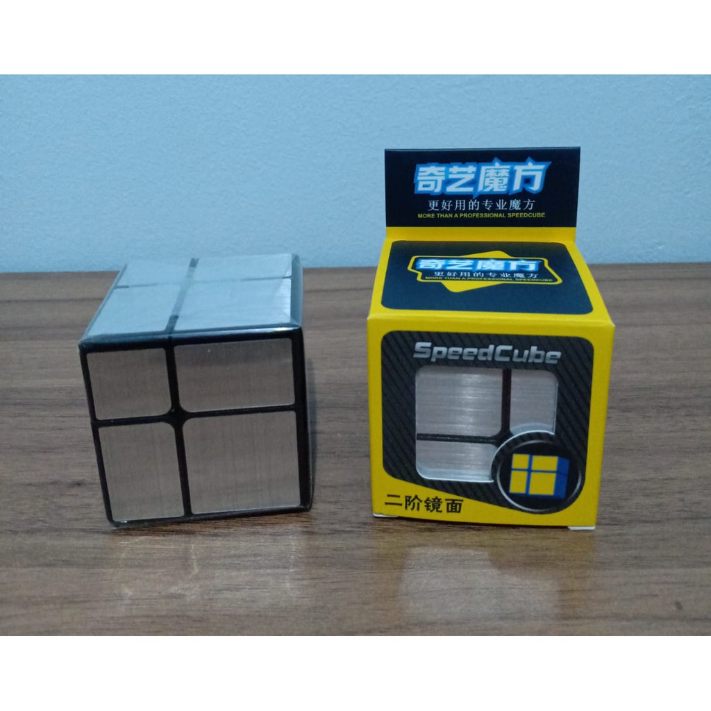 Khối Rubik 2x2 Qiyi Màu Bạc