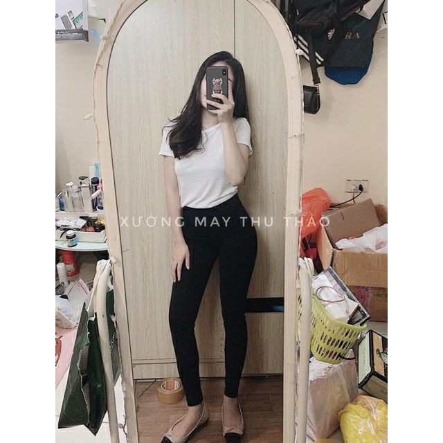 Quần Legging nữ, quần thể thao, ôm body gen eo nâng mông-LG4 Dày Mịn, Co Giãn.