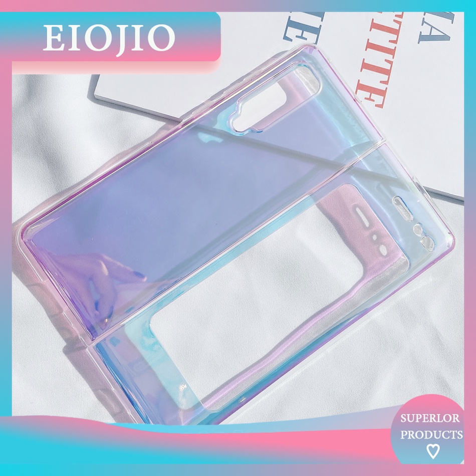 Ốp Điện Thoại Siêu Mỏng Trong Suốt Màu Tím Trơn Cho Samsung Galaxy Z Flip 3 Flip3 Flip4 Flip 4 4G 5G