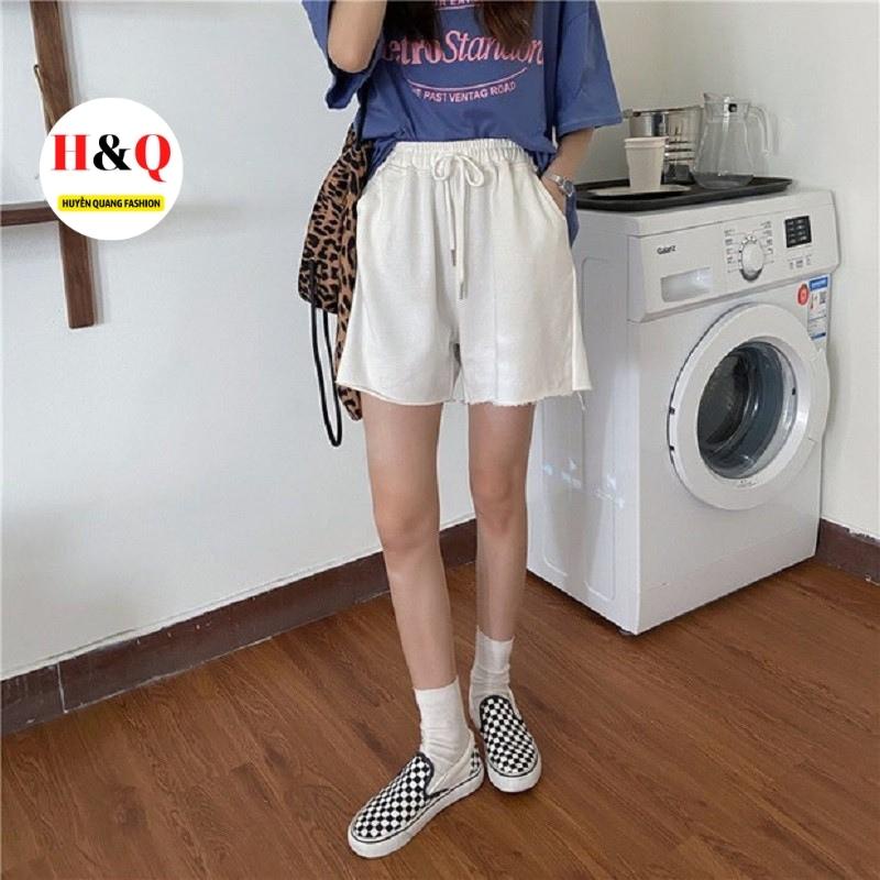 Quần Short Đùi Nam Nữ BUỘC DÂY BASIC Unisex - Huyền Quang