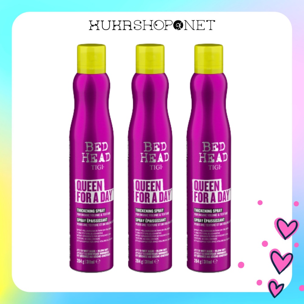 Xịt tạo độ phồng và làm dày cho tóc TIGI Bed Head Queen For A Day 284g/ 311ml
