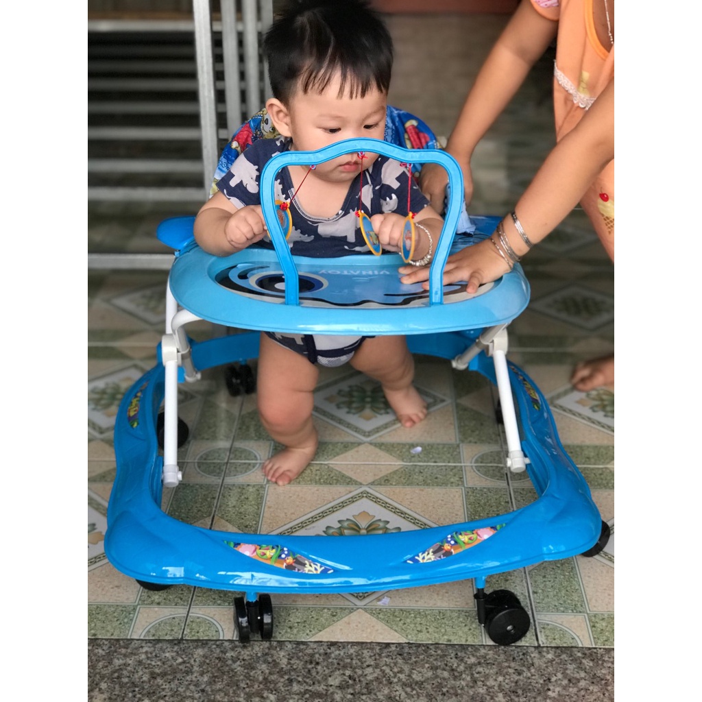 Xe Tập Đi Nhựa Chợ Lớn L3 Con Cá  - M1396A-XTĐ - Dành Cho Bé Từ 6 - 12 Tháng