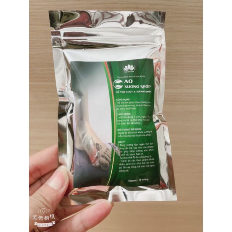 Cao hỗ trợ gout và xương khớp