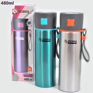 (GIAO MÀU NGẪU NHIÊN) Bình giữ nhiệt 480ml có dây - Zebra - 112949