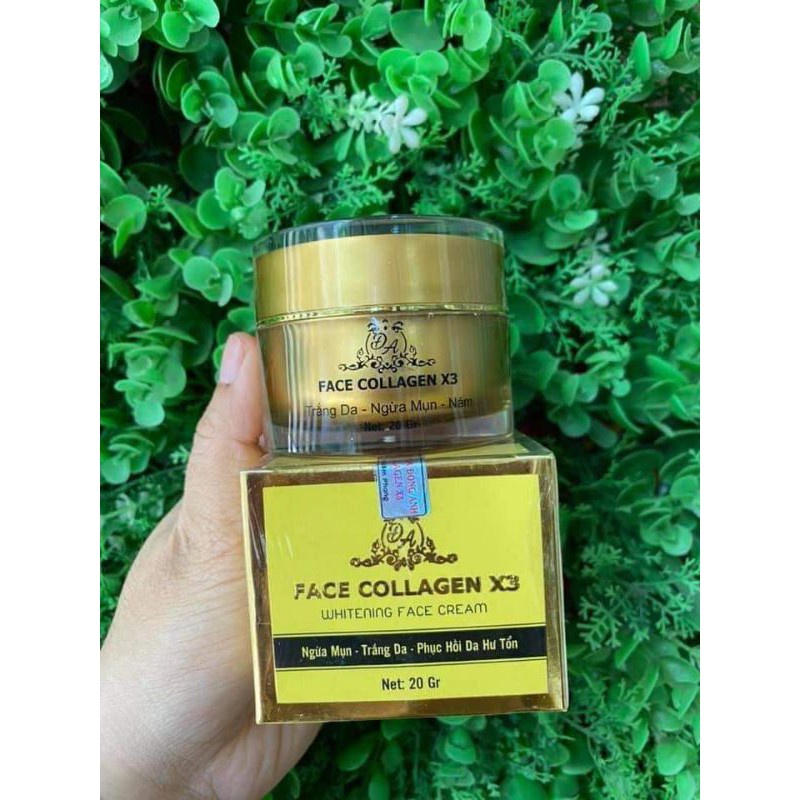 Kem Face collagen X3 - ngừa nám, giảm mụn và làm trắng da