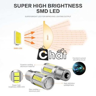 Đèn led chớp đuôi xe máy 2 chế độ