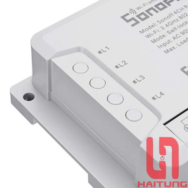 Công tắc thông minh Sonoff 4CH R2 điều khiển từ xa qua WIFI, 3G, 4G