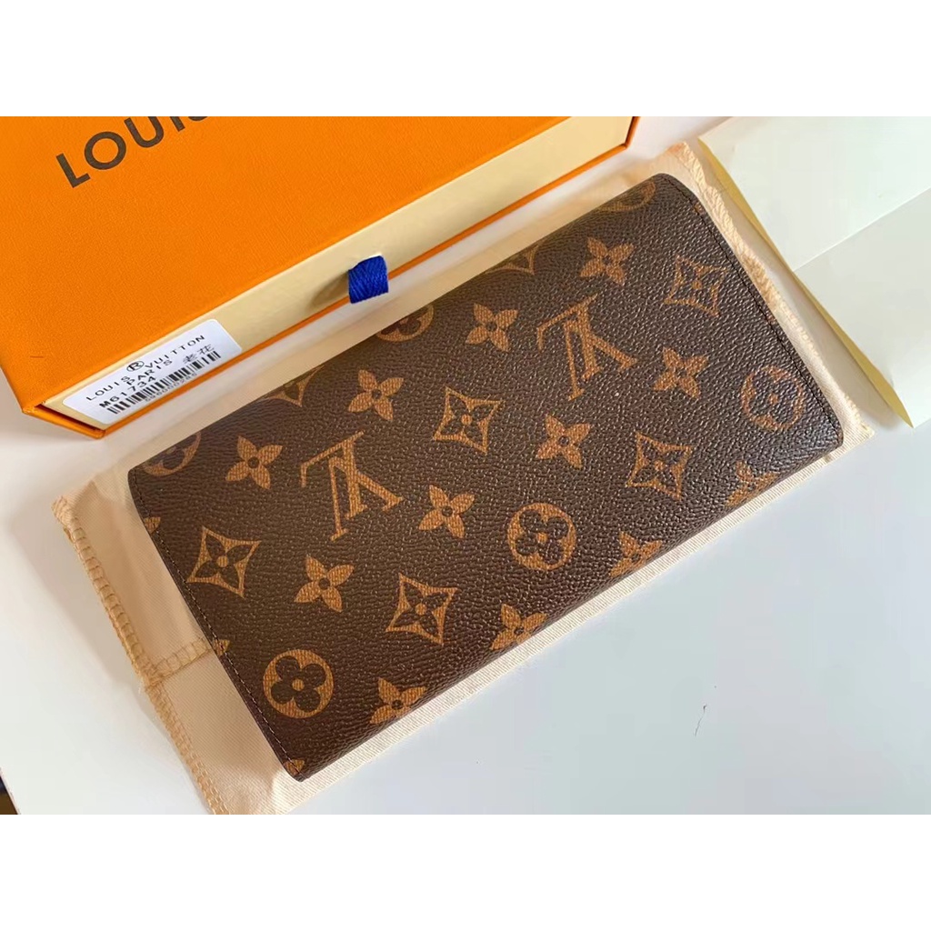 Sẵn sàng giao hàng Ví dài mới dành cho nữ Louis Vuitton LV Ví Monogram có hộp M58101