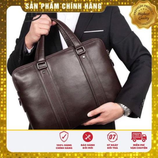 [BẢO HÀNH DA 1 NĂM] 3 Màu Cặp Cán Bộ CA117 Da Bò Cao Cấp